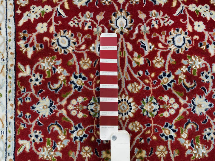 2'8" x 6'8" New Hand Knotted Red Wool Runner Oriental Rug - MOA10265379