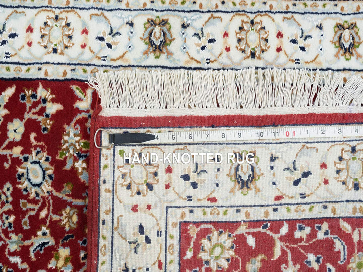 2'8" x 6'8" New Hand Knotted Red Wool Runner Oriental Rug - MOA10265379