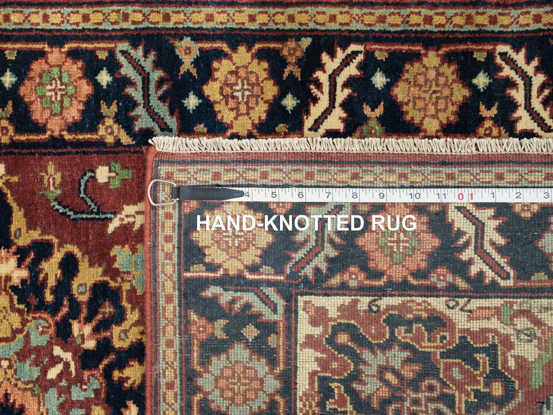 2'8" x 12'0" New Hand Knotted Red Wool Runner Oriental Rug - MOA10265471