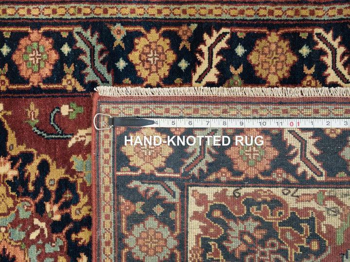 2'8" x 12'0" New Hand Knotted Red Wool Runner Oriental Rug - MOA10265471