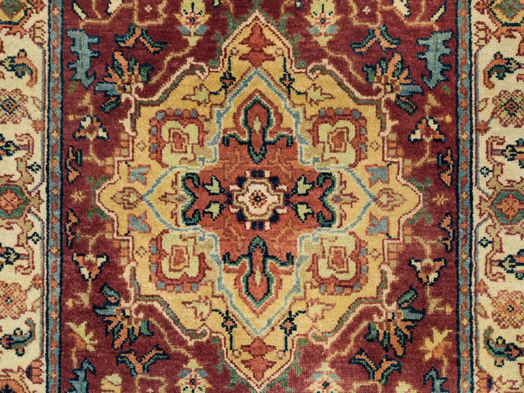 2'7" x 22'0" New Hand Knotted Red Wool Runner Oriental Rug - MOA10265496