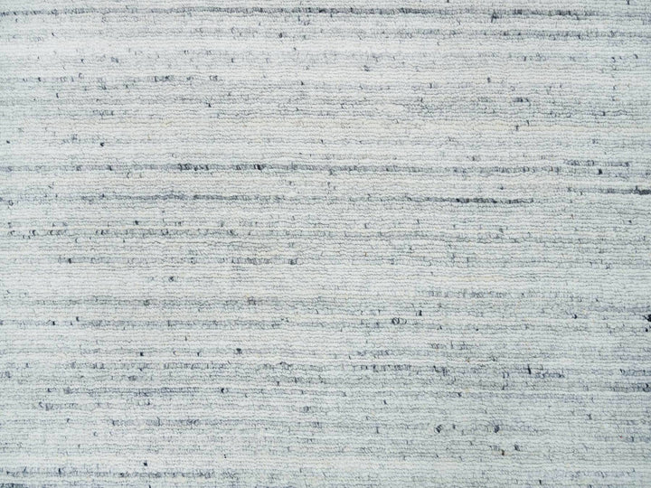 2'8" x 14'0" New Hand Loomed Ivory Wool Runner Oriental Rug - MOA10265569