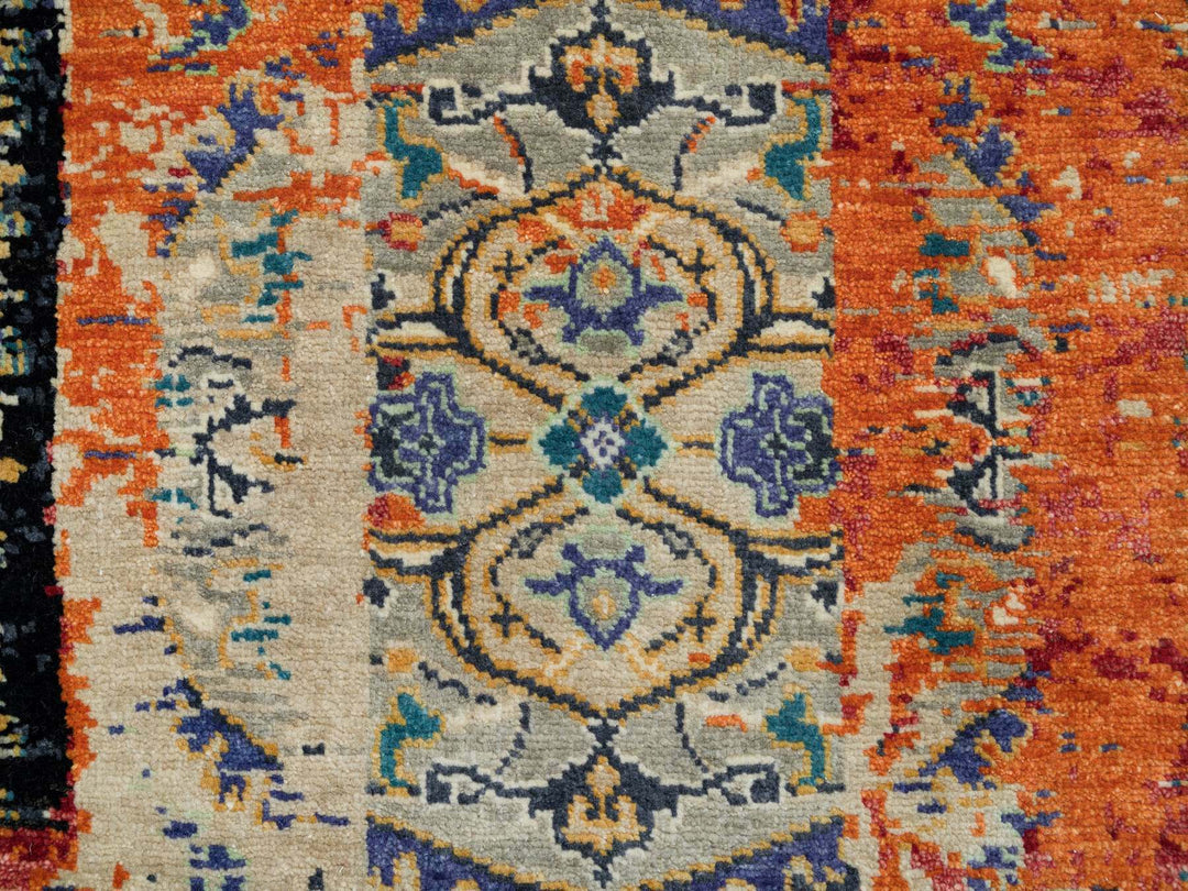 2'2" x 3'2" New Hand Knotted Red Wool Rectangle Oriental Rug - MOA10265698