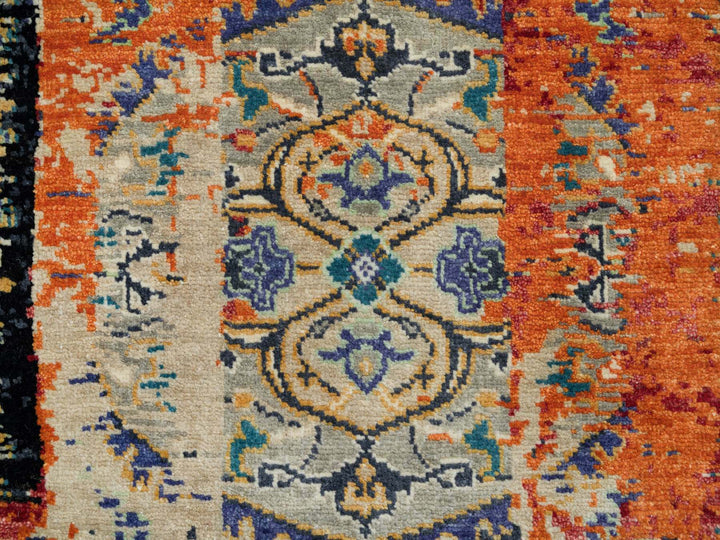 2'2" x 3'2" New Hand Knotted Red Wool Rectangle Oriental Rug - MOA10265698