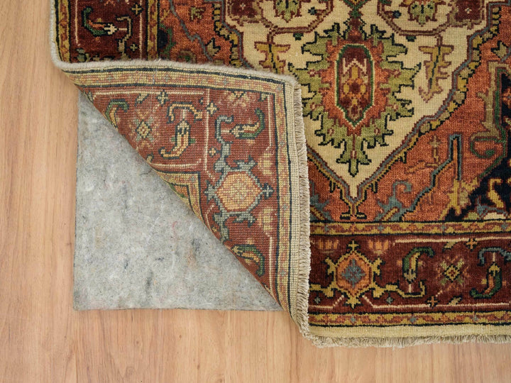 2'7" x 20'0" New Hand Knotted Ivory Wool Runner Oriental Rug - MOA10265709