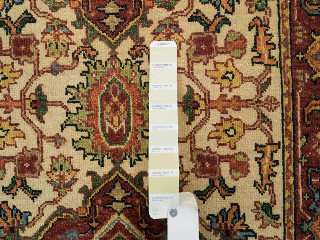2'7" x 20'0" New Hand Knotted Ivory Wool Runner Oriental Rug - MOA10265709