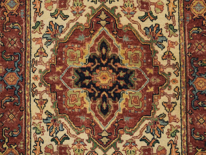 2'7" x 20'0" New Hand Knotted Ivory Wool Runner Oriental Rug - MOA10265709