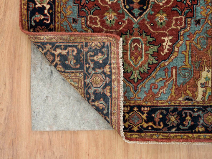 2'6" x 18'0" New Hand Knotted Red Wool Runner Oriental Rug - MOA10265712