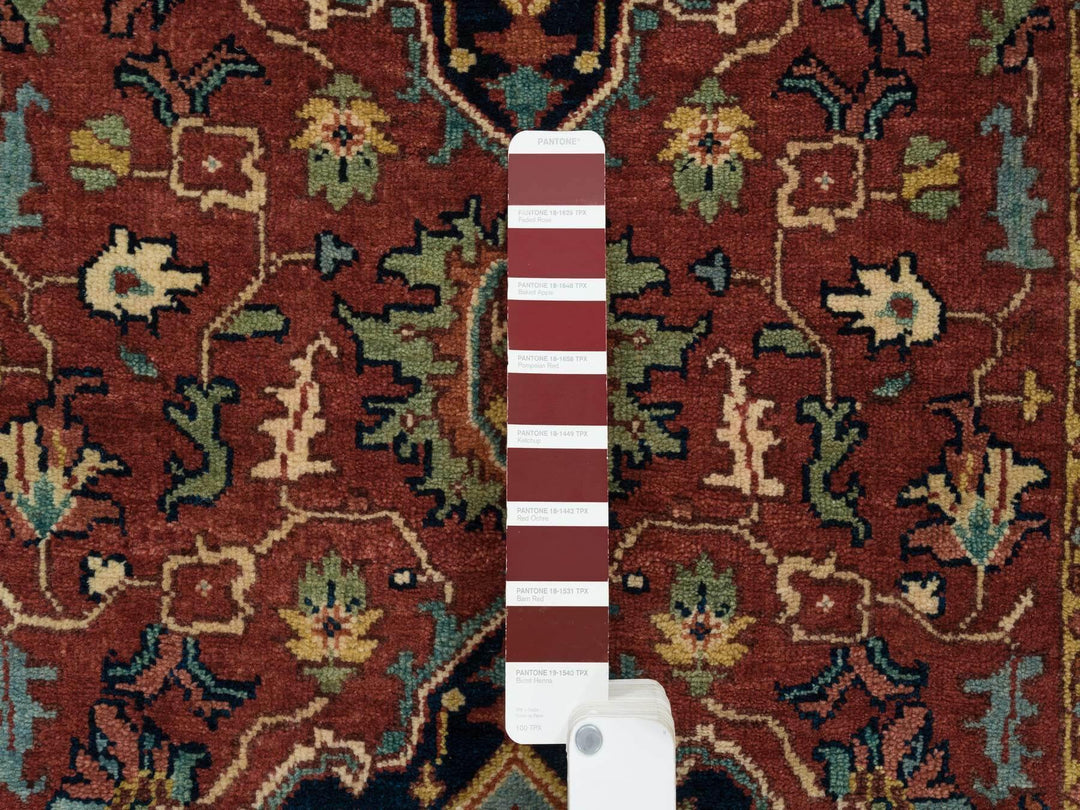 2'6" x 18'0" New Hand Knotted Red Wool Runner Oriental Rug - MOA10265712