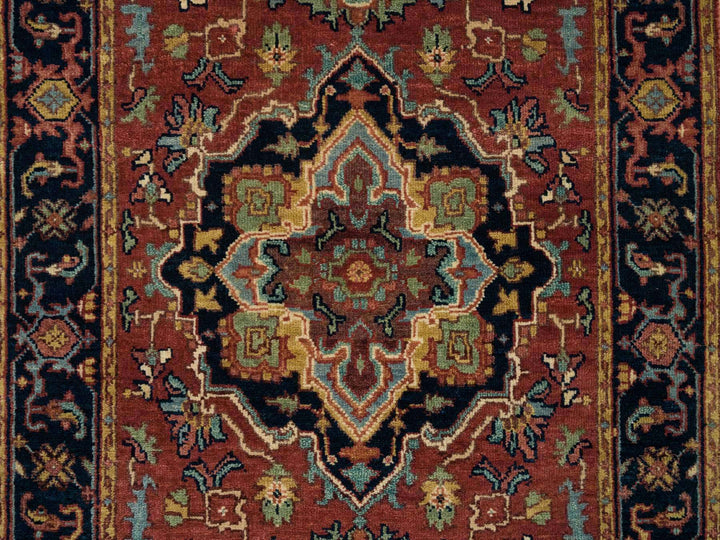2'6" x 18'0" New Hand Knotted Red Wool Runner Oriental Rug - MOA10265712