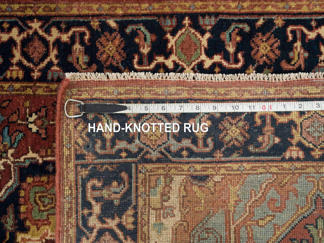 2'6" x 18'0" New Hand Knotted Red Wool Runner Oriental Rug - MOA10265712