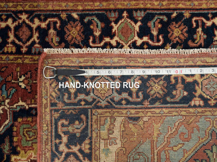 2'6" x 18'0" New Hand Knotted Red Wool Runner Oriental Rug - MOA10265712