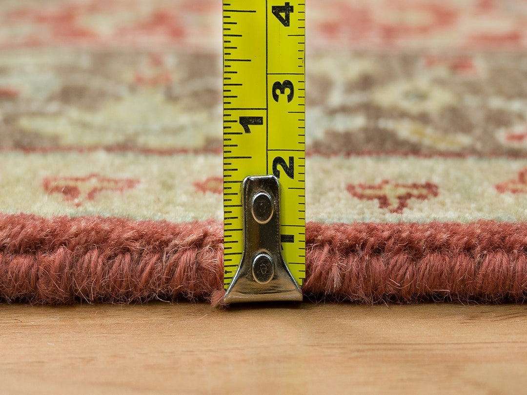 2'7" x 20'1" New Hand Knotted Red Wool Runner Oriental Rug - MOA10265729