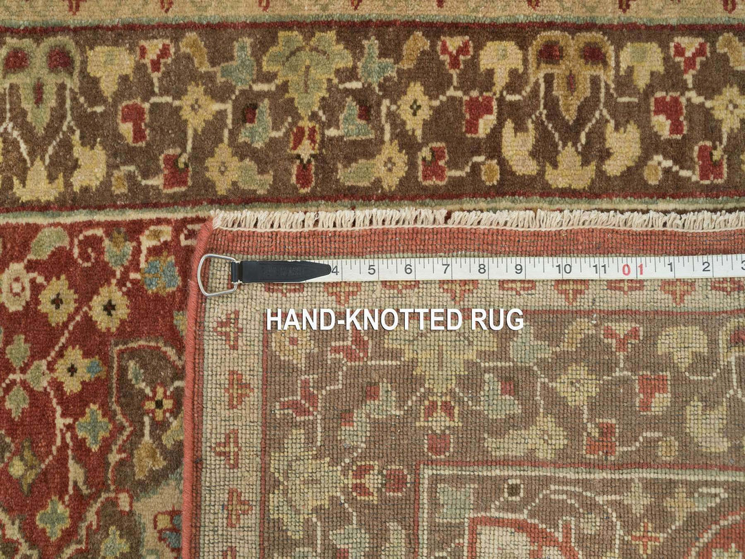 2'7" x 20'1" New Hand Knotted Red Wool Runner Oriental Rug - MOA10265729
