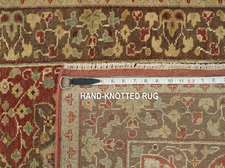 2'7" x 20'1" New Hand Knotted Red Wool Runner Oriental Rug - MOA10265729