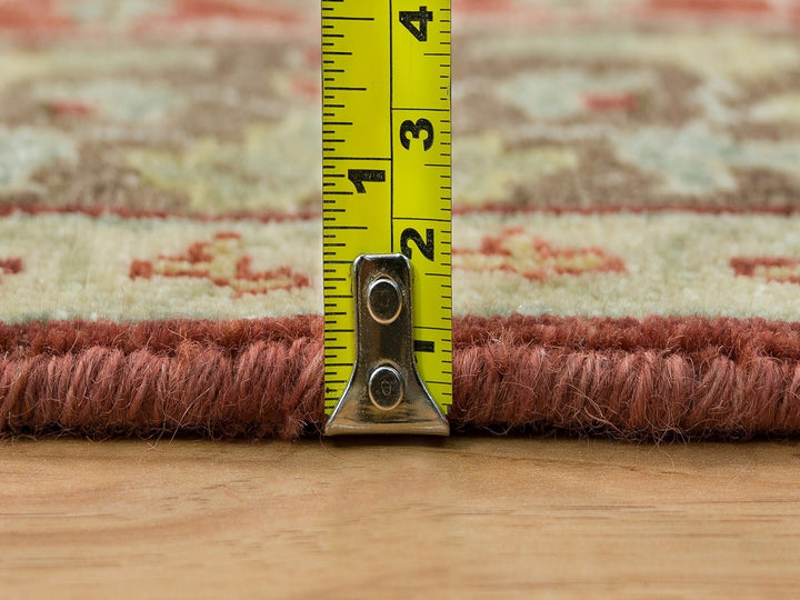 2'6" x 8'3" New Hand Knotted Red Wool Runner Oriental Rug - MOA10265731