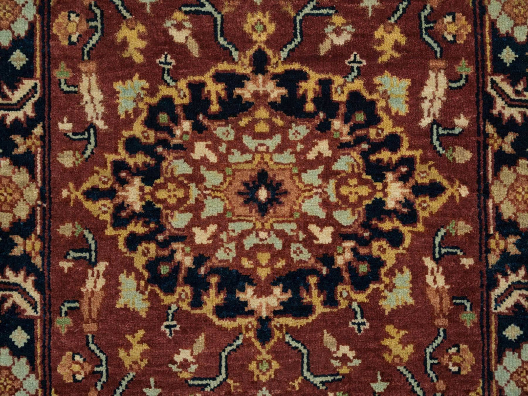 2'0" x 3'2" New Hand Knotted Red Wool Rectangle Oriental Rug - MOA10265745