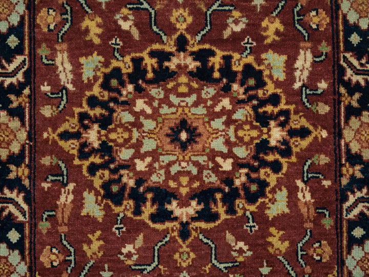 2'0" x 3'2" New Hand Knotted Red Wool Rectangle Oriental Rug - MOA10265745