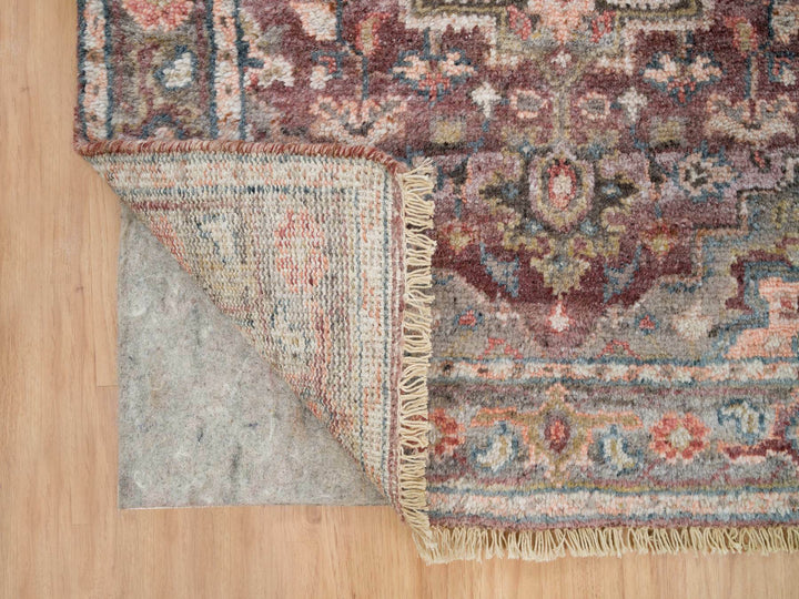 2'8" x 21'10" New Hand Knotted Red Wool Runner Oriental Rug - MOA10265822