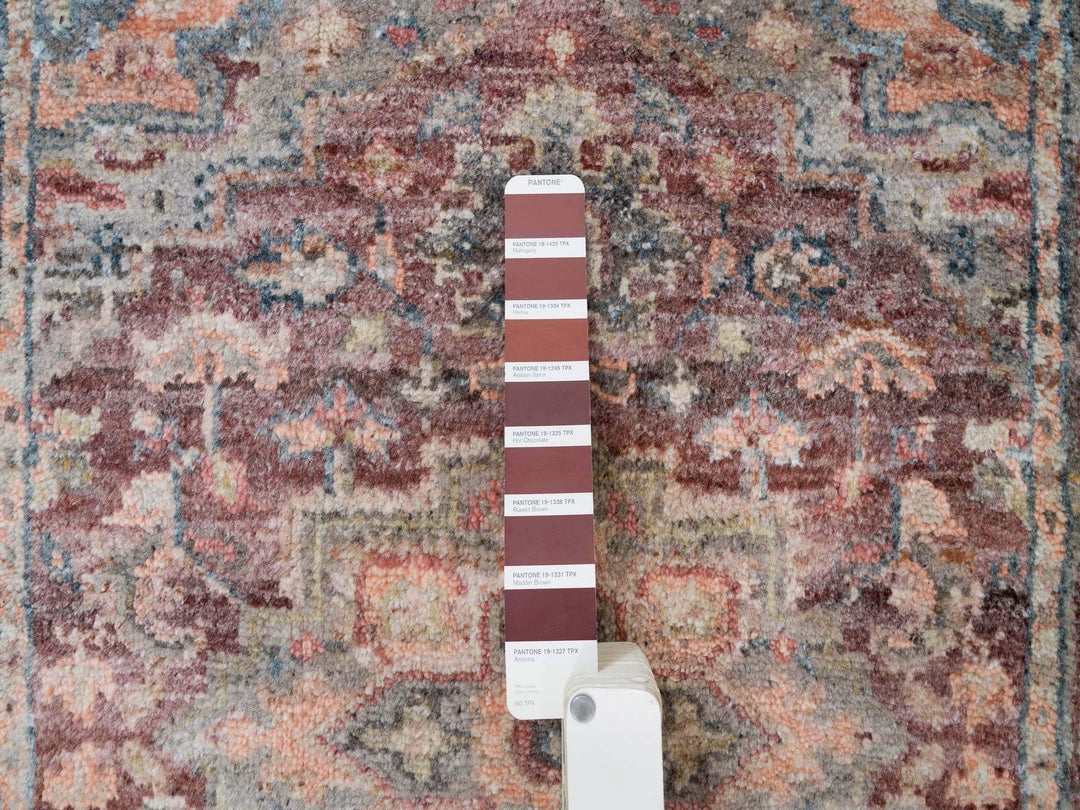 2'8" x 21'10" New Hand Knotted Red Wool Runner Oriental Rug - MOA10265822