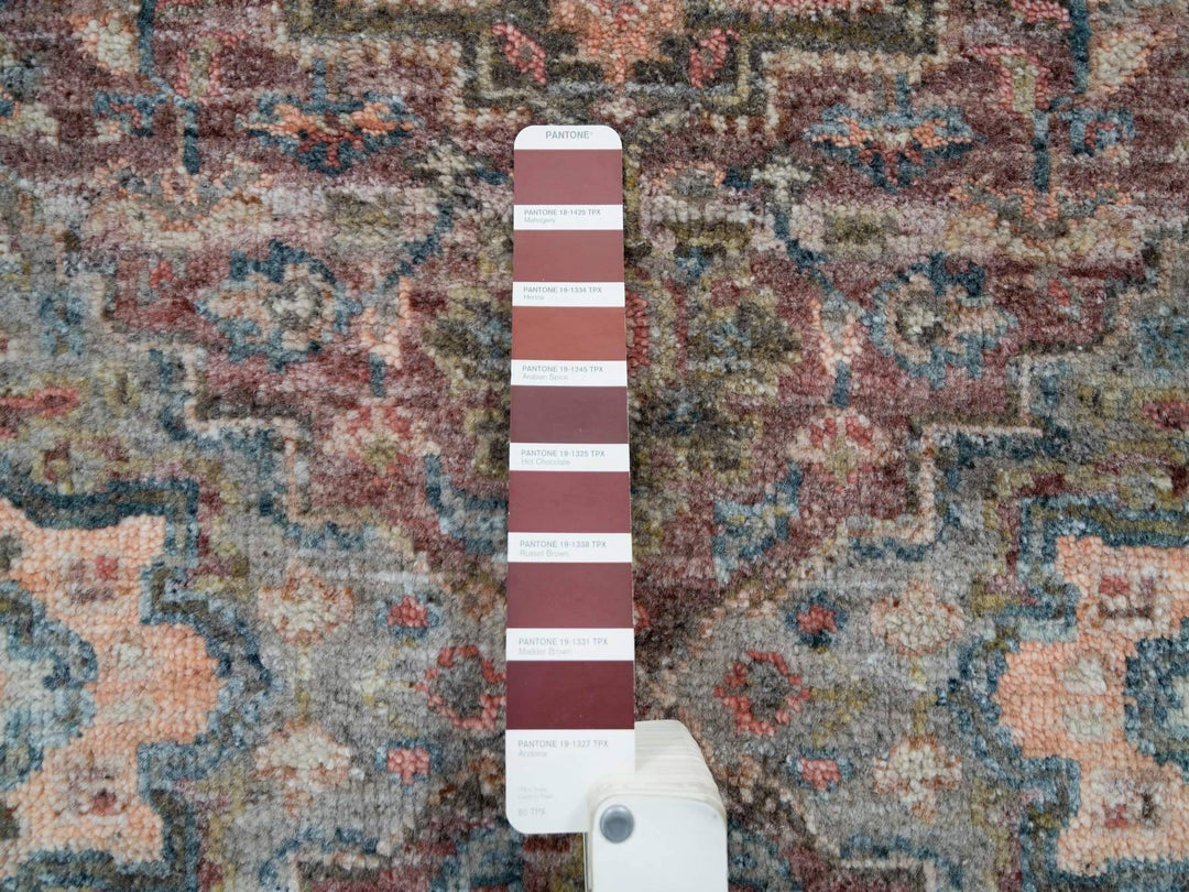 2'7" x 7'10" New Hand Knotted Red Wool Runner Oriental Rug - MOA10265850