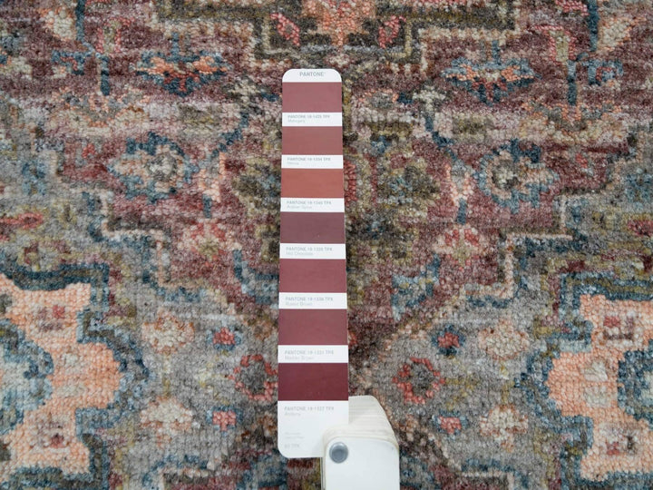 2'7" x 7'10" New Hand Knotted Red Wool Runner Oriental Rug - MOA10265850