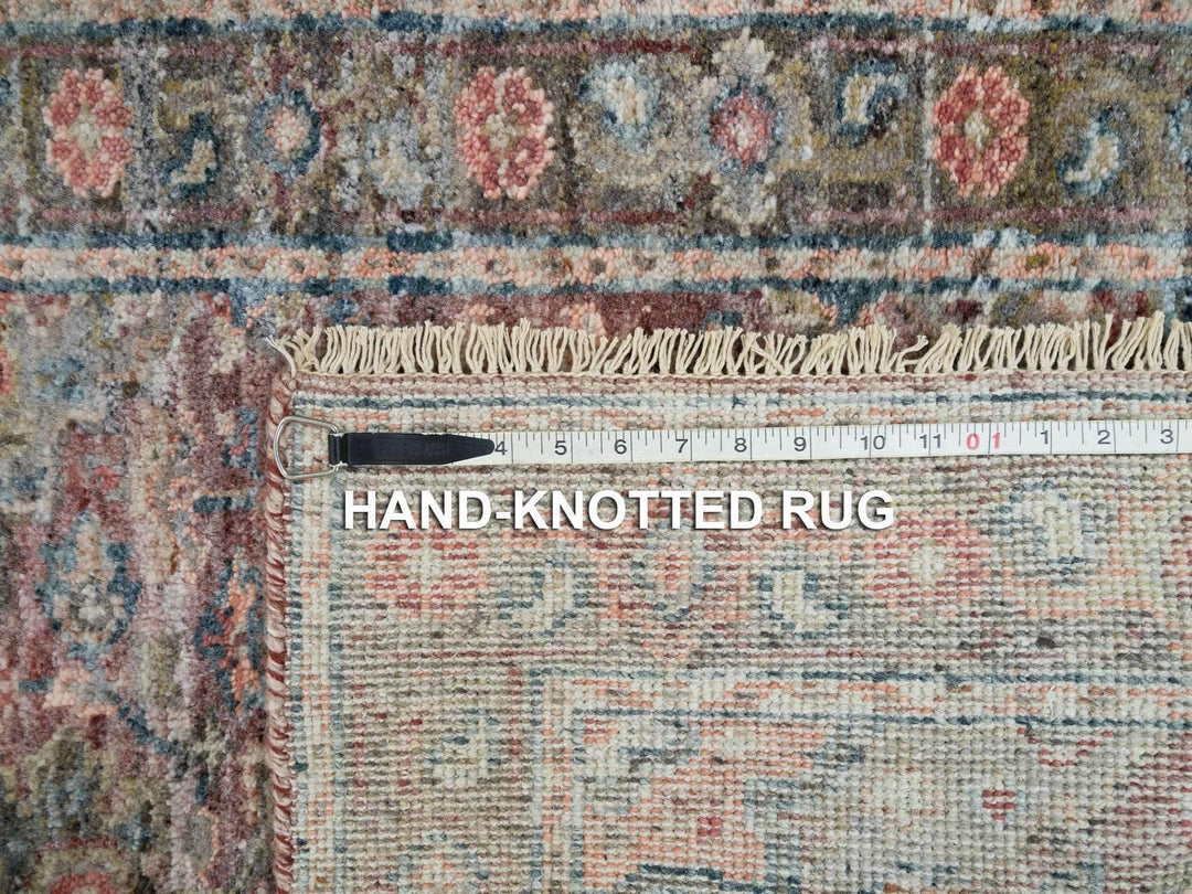 2'7" x 7'10" New Hand Knotted Red Wool Runner Oriental Rug - MOA10265850