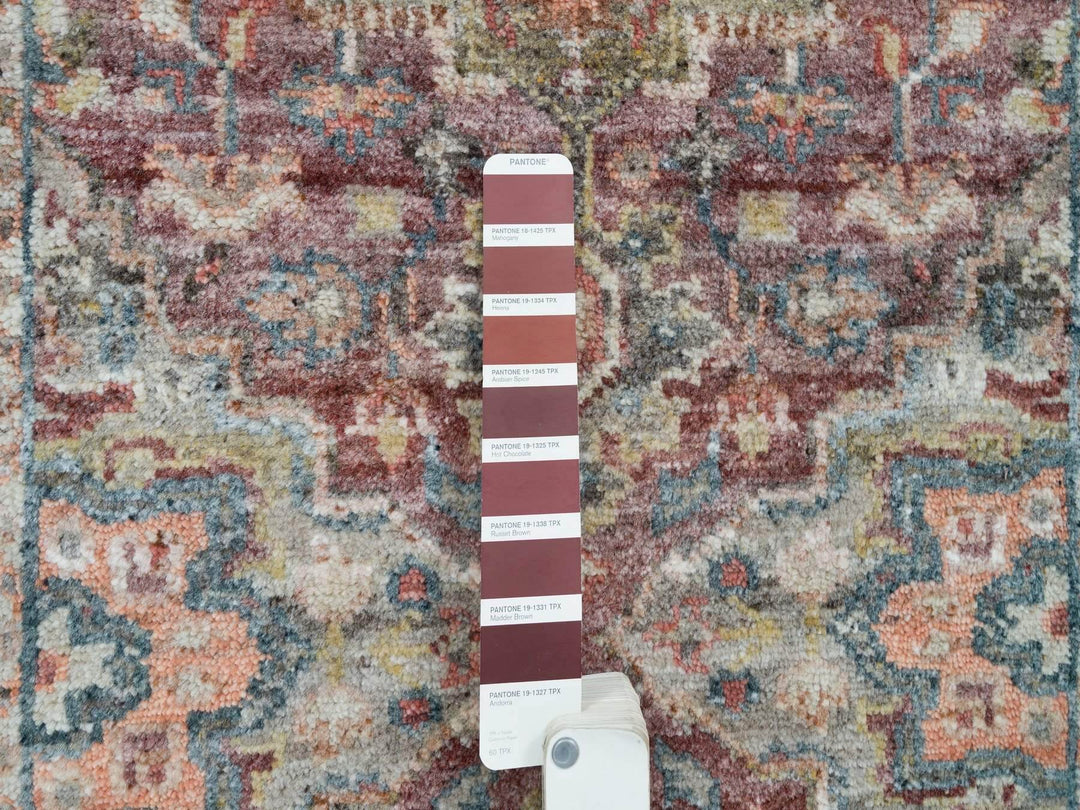 2'6" x 15'8" New Hand Knotted Red Wool Runner Oriental Rug - MOA10265883