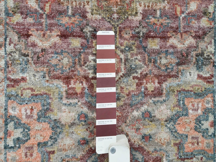 2'6" x 15'8" New Hand Knotted Red Wool Runner Oriental Rug - MOA10265883