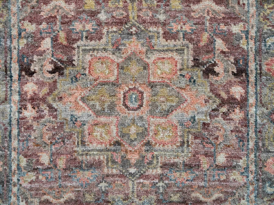 2'6" x 15'8" New Hand Knotted Red Wool Runner Oriental Rug - MOA10265883