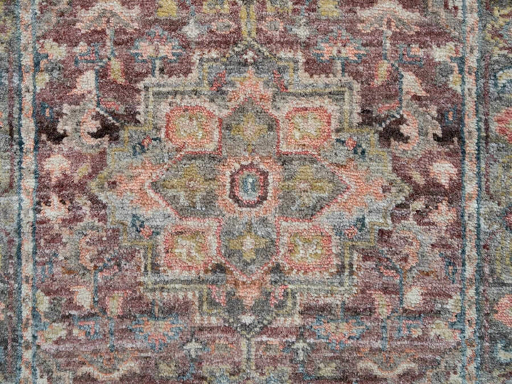 2'6" x 15'8" New Hand Knotted Red Wool Runner Oriental Rug - MOA10265883