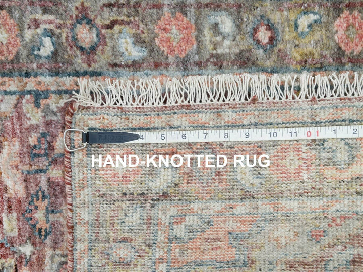 2'6" x 15'8" New Hand Knotted Red Wool Runner Oriental Rug - MOA10265883