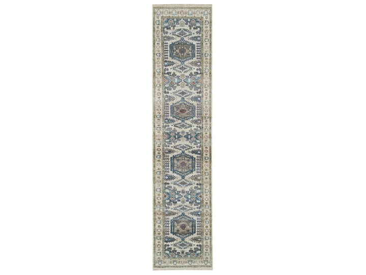 2'6" x 11'8" New Hand Knotted Ivory Wool Runner Oriental Rug - MOA10265893