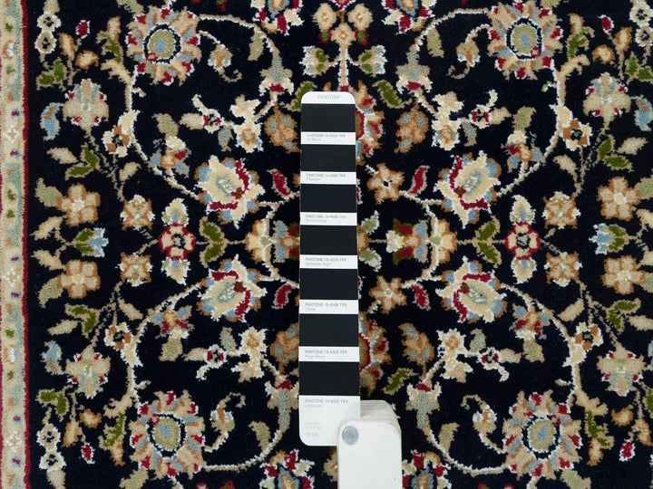 2'7" x 10'0" New Hand Knotted Blue Wool Runner Oriental Rug - MOA10265984