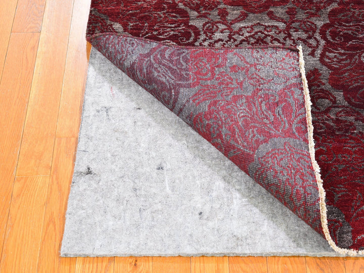 3'2" x 5'6" New Hand Knotted Ivory Wool Rectangle Oriental Rug - MOA10266123