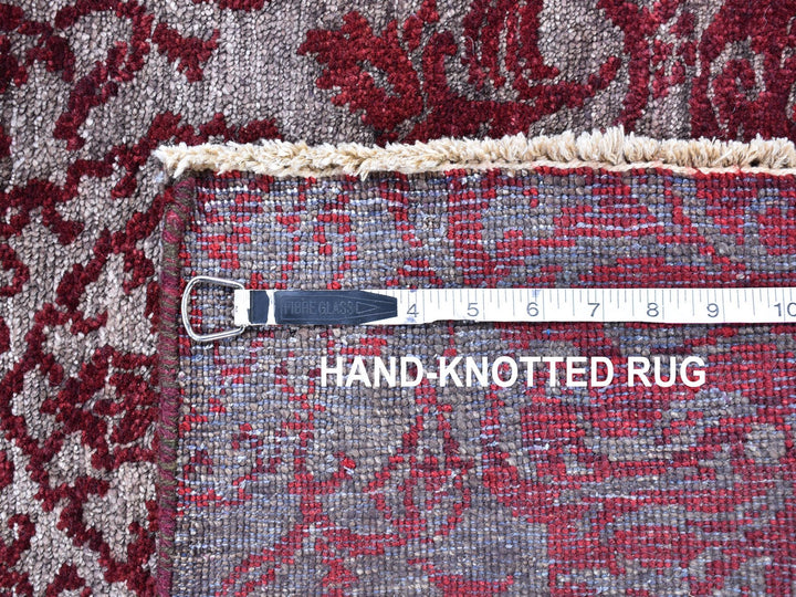3'2" x 5'6" New Hand Knotted Ivory Wool Rectangle Oriental Rug - MOA10266123