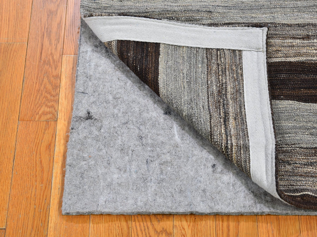 2'0" x 3'1" New Hand Woven Brown Wool Rectangle Oriental Rug - MOA10266144