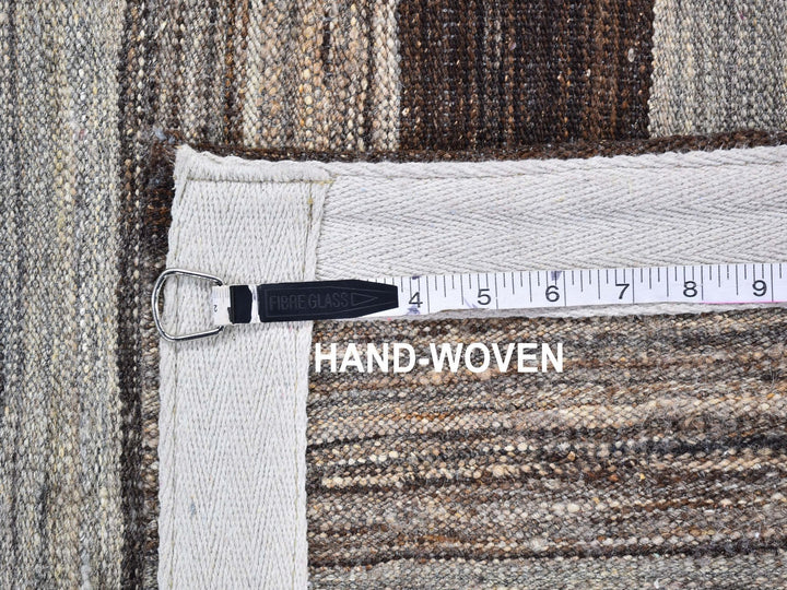 2'0" x 3'1" New Hand Woven Brown Wool Rectangle Oriental Rug - MOA10266144