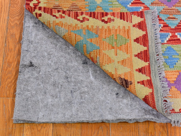 3'1" x 4'8" New Hand Woven Multicolored Wool Rectangle Oriental Rug - MOA10266188