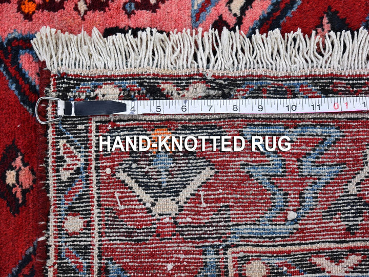 4'4" x 6'8" New Hand Knotted Red Wool Rectangle Oriental Rug - MOA10266339
