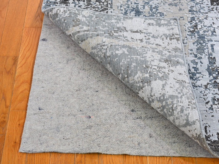 3'0" x 5'0" New Hand Knotted Ivory Wool Rectangle Oriental Rug - MOA10266579