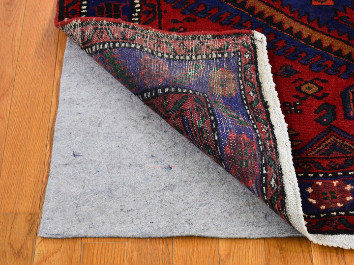 4'6" x 6'8" New Hand Knotted Red Wool Rectangle Oriental Rug - MOA10266672