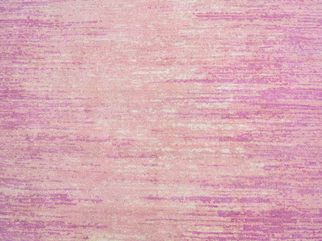 4'1" x 6'2" New Hand Knotted Pink Wool Rectangle Oriental Rug - MOA10266710