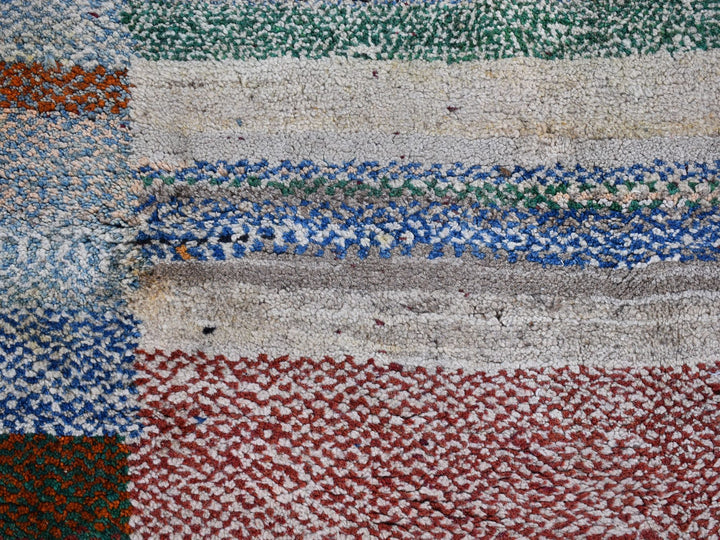 4'1" x 5'0" New Hand Knotted Brown Wool Rectangle Oriental Rug - MOA10266777
