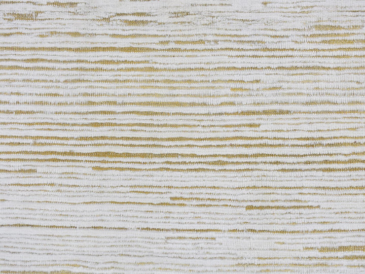4'2" x 12'0" New Hand Knotted Ivory Wool & Silk Runner Oriental Rug - MOA10266803
