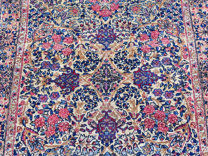 2'8" x 11'6" Vintage Hand Knotted Ivory Wool Runner Oriental Rug - MOA10266840
