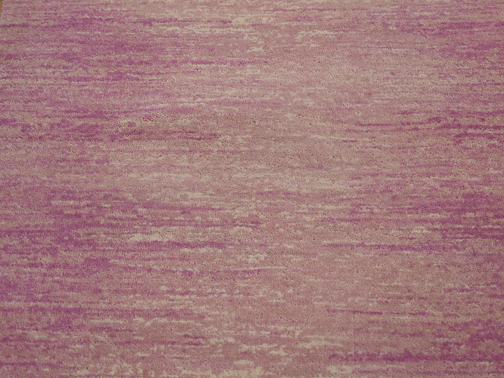2'6" x 12'4" New Hand Knotted Pink Wool Runner Oriental Rug - MOA10266877