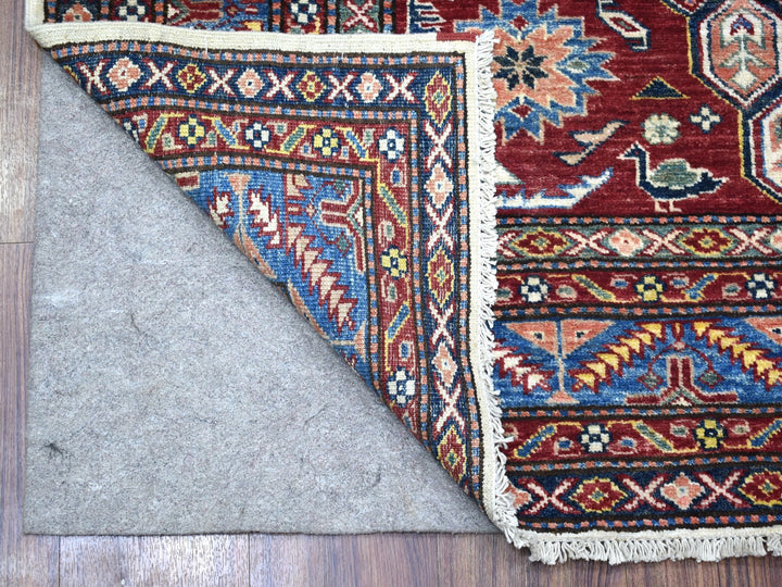 5'0" x 6'5" New Hand Knotted Ivory Wool Rectangle Oriental Rug - MOA10267628