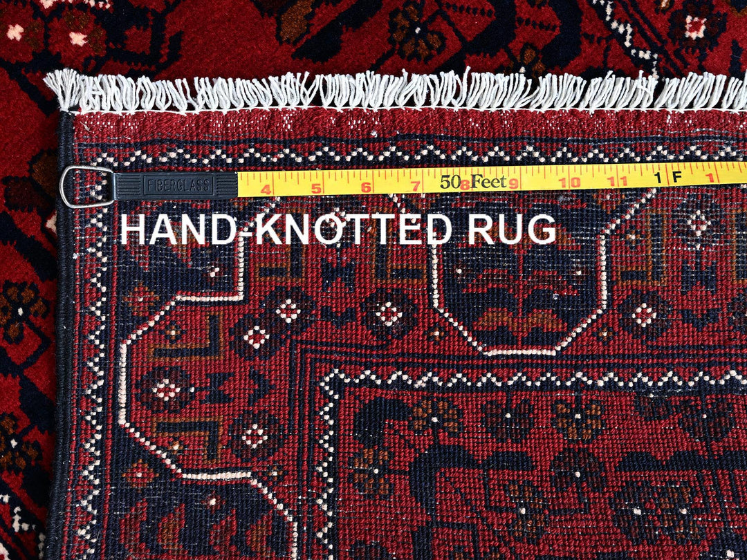2'2" x 5'4" New Hand Knotted Red Wool Runner Oriental Rug - MOA102677