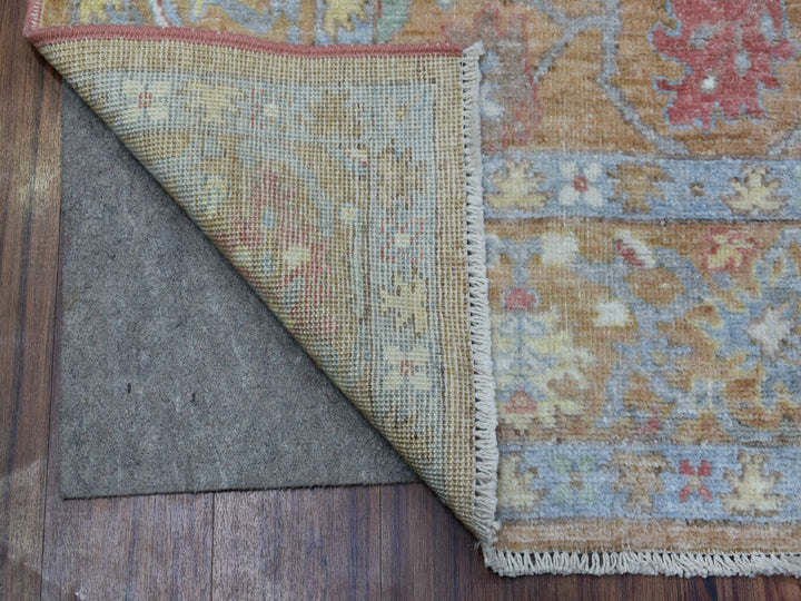 6'1" x 8'10" New Hand Knotted Brown Wool Rectangle Oriental Rug - MOA10267947